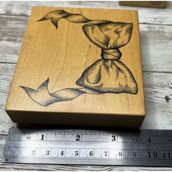 Lot of 20 Christmas PSX Design (1980-1999) Wood Mounted Rubber Stamp Vintage - Picture 7 of 16